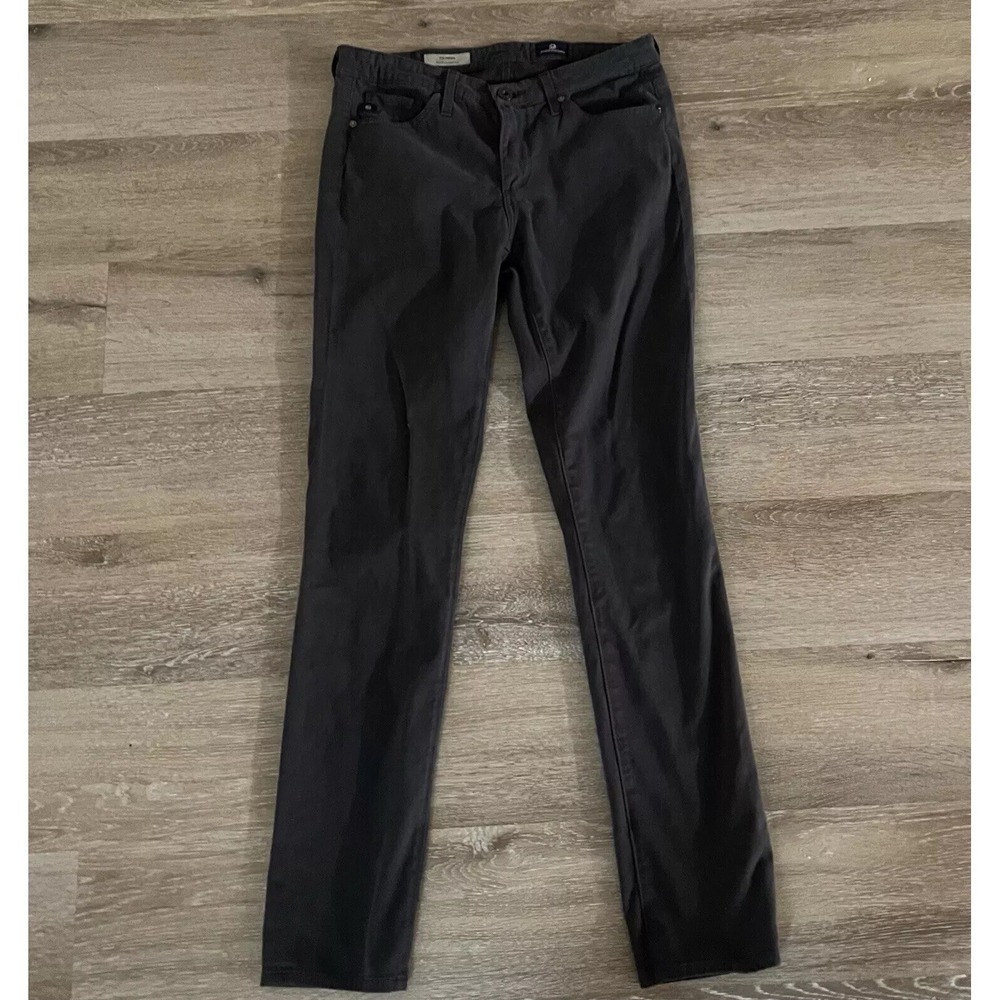 Adriana Goldschmied Womens Size 26R Gray Prima Mid Rise Cigarette Jeans Pants AG